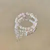 Recomendação de venda quente: Pulseira de Sereia Estilo Oceano Super Feérica, Contas Azul Marinho com Tema de Sereia, Pulseiras de Casal Levemente Luxuosas e Exquisite