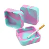 Cenicero de Silicona Conveniente y Sencillo, Cenicero Anticaídas y Resistente a Altas Temperaturas para Bar en Casa, Puede Usarse como Regalo con Logo Impreso