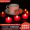 LED Rojo Digital Velita Pequeña Decoración de Boda Cumpleaños Luz de Vela Decorativa Atmosférica Fabricante Pedido Mínimo Una Pieza