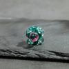 Hanyuyuan Cuentas de Vidrio Estilo Japonés Nueve Ojos Flor de Ciruelo Cuentas Dzi Cuentas de Vidrio para DIY Moda Tendencia Fortuna Hechas a Mano Cuentas Sueltas