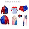 Disfraces Escuadrón Suicida Harley Quinn Niña Payaso Adultos Niños Ropa Cosplay Transfronterizo
