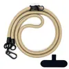 Cuerda de 10 mm de grosor, cordón para funda de teléfono móvil, espaciador, cuerda ajustable para colgar el teléfono móvil, cuerda para correa de cámara, parche para colgar el cuello