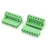 Terminal enchufable macho a hembra para PCB conector enchufable paso 2EDG5.08MM apertura pin recto