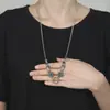 Colar Borboleta Esmalte Cloisonné Requintado Retrô para Mulheres, Colagem Artesanal Fashion e Simples Estilo Étnico Versátil