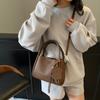 Bolsa de mão tipo balde com sensação de luxo, nova moda primavera 2025, bolsa de ombro simples e versátil, tendência, bolsa carteiro casual