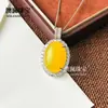 Venta al por mayor del fabricante: Colgante Redondo Cabujón de Calcedonia Verde Hielo de Alta Calidad Incrustado Plateado en Plata 925, Elegante Collar con Gema en Forma de Huevo