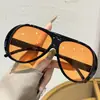 Nuevas Gafas de Sol Oversize de Moda para Mujer Estilo Piloto Uv400 Gafas de Sol Vintage