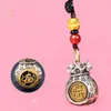 Nuevo Colgante de Llavero Giratorio de Aleación Estilo Chino Doce Animales del Zodiaco Artesanías Accesorios Metálicos Regalos para Hombres y Mujeres Venta al por Mayor