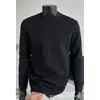 Moda Estrangeira Marca da Moda Americana Patchwork Desconstruído Manga Longa Camiseta Outono Retro Versátil Solto Casual Top Camisa Base Camada Masculina