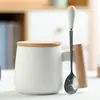 Caneca Cerâmica Cabo Madeira Minimalista Escandinava Copo Água Literário Copo Café Leite Presente Evento Festivo Logo