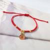 Cuerda Roja Pulsera de Cuerda Hecha a Mano Cuerda para la Mano Cuerda para la Mano Niños Adultos Hebilla Segura Joyería de Cuerda Roja Venta al por Mayor
