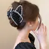 Presilha de cabelo triângulo com bolinhas estilo coreano para mulheres, adequada para coques na parte de trás da cabeça, novo modelo 2026, adequada para cabelos grossos, acessório de cabelo de alta qualidade