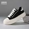 Sapatos Masculinos Primavera e Outono Tendência Estilo Britânico Bico Largo Couro Genuíno Sapatos Derby Casual de Negócios Cano Baixo Roupa de Trabalho Amarelo Botas Martin