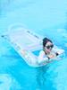 Silla Flotante Inflable Gruesa Transfronteriza para Hombre y Mujer Cama Flotante para Adulto Fila Flotante de Flamenco con Lentejuelas Cama Inflable para Piscina