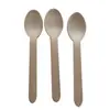 Vajilla de Madera Cuchillo de Madera Tenedor de Madera Cuchara de Madera Cuchara para Pastel y Postre Paquete de 100 Cuchillos Tenedores Cucharas de Madera Desechables