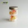 Frasco para Hornear Suplemento Alimenticio Infantil de 280ml, Tapa de Encaje Dentada, Botella de Plástico para Dulces, Frasco de Galletas