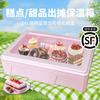 Caja Isotérmica de Epp Grado Alimenticio 24L Pastel Tiramisú Polvo de Hielo Helado Puesto Comercial al Aire Libre Vehículo Refrigerado Montado
