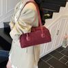 Bolso tipo Baguette Transfronterizo 2025 Nuevo Estilo, Sencillo y de Gama Alta, Artículo Popular de Comercio Exterior, Bolso de Hombro, Bolso de Hombro, Bolso de Mujer Moderno y Versátil