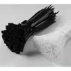 Abraçadeiras de nylon autotravantes com fechos plásticos para fixação forte, cintas de amarração pretas