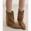 Botas Gruesas Estilo Británico Negro para Mujer Otoño 2026 Nuevo Estilo que Aumentan la Altura, para Combinar con Faldas, Estilizadoras, Retro, Maillard, Botines