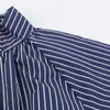 Moda Feminina Versátil Casual Listrada Gola Alta Camisa Nova Primavera 2026 AliExpress Transfronteiriço 3293158