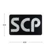 Parche de Velcro con Logo de la Fundación SCP Reflectivo Parche de Capítulo Brazalete Hobby Naturaleza Chaleco Táctico SCP