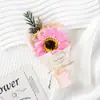 Presente de Natal Buquê de Flores Girassol Girassol Flores de Sabão Mini Para Amigos Flores Artificiais Ganha o Primeiro Lugar
