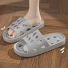 Nuevas Pantuflas de Baño con Fugas para Mujer para Casa Verano Antideslizantes Sandalias con Agujeros Recortados para Hombre para Baño Interior