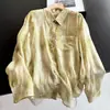 2026 Nuevo Estilo Ropa de Protección Solar con Estampado Floral de Ramio Top Camisa Estampada de Manga Larga para Mujer Venta al por Mayor N4BT6635