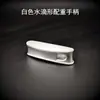 Peso para cordón de persiana enrollable Manija Colgante para cuerda de cortina Accesorios de acrílico con forma de gota de agua ovalada