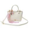 Bolso de cubo moderno y sencillo de estilo coreano con grafiti en relieve, textura de moda, versátil, para ir al trabajo, tipo bandolera.