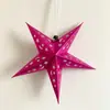 Spot Día Nacional Festival del Medio Otoño Estéreo Láser Navidad Estrella de Cinco Puntas Techo con Luz Colgante Estrella de Papel Escena Pantalla