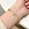 Pulseira Quadrada Geométrica de Aço Inoxidável, Moderna e Popular, Tendência Transfronteiriça e Não Desbota, Joia Estilosa Mais Vendida