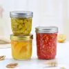 Fábrica Certificada ISO Atacado Transparente Selada Vidro Garrafa de Molho de Peixe Garrafa de Geleia Grau Alimentício Garrafa de Picles Pote de Picles