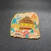 Ímã de Geladeira de Metal Luoyang Adesivo Magnético Comemorativo de Turismo da Cidade Tendência Nacional Adesivo Magnético de Ferro Atrações Turísticas Culturais e Criativas