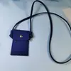 Direto da fábrica simples bolsa para cartão com cordão padrão lichia todos os tipos de acessórios para capa de celular DIY bolsa capa de cartão de ônibus para estudantes