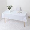 Toalha de Mesa Retangular Descartável para Festa de Aniversário Peva Impermeável e à Prova de Óleo Cor Lisa Plástico Mesa Tapete Toalha de Mesa Atacado