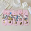 Calcetines Versátiles Lindos de Hello Kitty para Verano Calcetines de Malla Finos Transpirables Calcetines de Algodón de Comercio Exterior Primavera/Verano Calcetines de Barco de Dibujos Animados ins