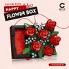 Senbao 611050 Caja de Música de Té de Flores Juguete de Ensamblaje Infantil Compatible con Bloques de Construcción de Juguete de Alta Calidad Regalo de Flores Venta al por Mayor