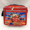 Vengadores murciélago Superman coche Rey caricatura 3D portátil bolsa lonchera bolsa de almuerzo térmica cremallera bolso de mano