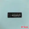 Aplicable a Pegatina para Coche Mercedes-Benz Clase C Clase E GLC GLA GLB Pegatina Decorativa de Metal Marcador de Coche AMG Placa de Nombre BRABUS Marcador de Aluminio