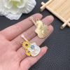 Colgante de aleación de aceite de 6 gotas para violonchelo guzheng, accesorios para instrumentos musicales, joyería artesanal, accesorios para colgar, materiales, venta al por mayor transfronteriza.