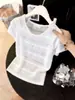 Estilo Delicado y Elegante, Top Blanco Fino de Punto Calado para Mujer, Nuevo Versátil y Rejuvenecedor Hermoso Top de Verano 2026