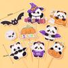 Decoración de Pastel para Halloween 2025 Bandera Adornos Lindos de Fantasma Pegatinas de Calabaza Feliz Halloween Decoración de Postre