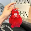 Nuevo Llavero de Muñeca de Peluche para Dormir Colgante de Bola de Pelo Colgante de Muñeca Linda Accesorios para Bolso de Regalo para Parejas para Mujeres