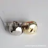 Campana de Cruz Metálica, Bicolor Plateado y Dorado Electrochapado, Accesorio Decorativo DIY, Colgante para Collar de Mascota, Festividad Navideña