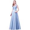 Amazon Aliexpress Vestido de Noche Pesado Hecho a Mano Escote en V Profundo Vestido de Banquete Vestido de Brindis de la Novia Vestido de Presentador de Reunión Anual Vestido de Novia