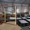 Fábrica de espelho de corpo inteiro atacado quadrado led espelho inteligente de liga de alumínio espelho lateral da sala de estar entrada HD espelho de maquiagem