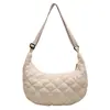 Bolso de Hombro para Mujer Estilo Coreano con Patrón Acolchado de Gama Alta, Bolso Tote de Moda, Bolso de Gran Capacidad con Hilo Bordado, Cruzado para Negocios y Viajes Diarios