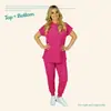 Conjunto de Uniforme de Cirugía Transfronterizo para Hombres y Mujeres, Ropa de Trabajo para Spa y Belleza, Batas y Pantalones Médicos y Quirúrgicos para Hospital